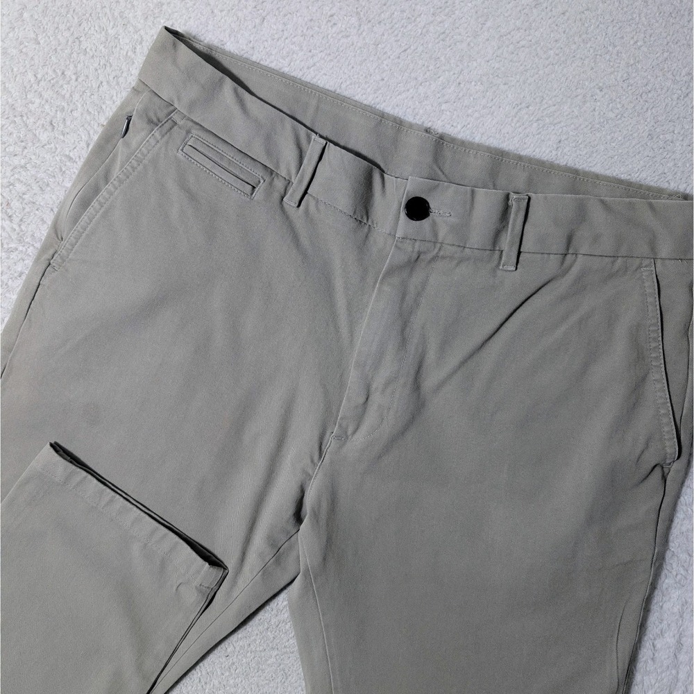 NEW Marks & Spencer The Ultimate Chino Slim Fit Mens W34 L 31‎ Gray STRETCHY